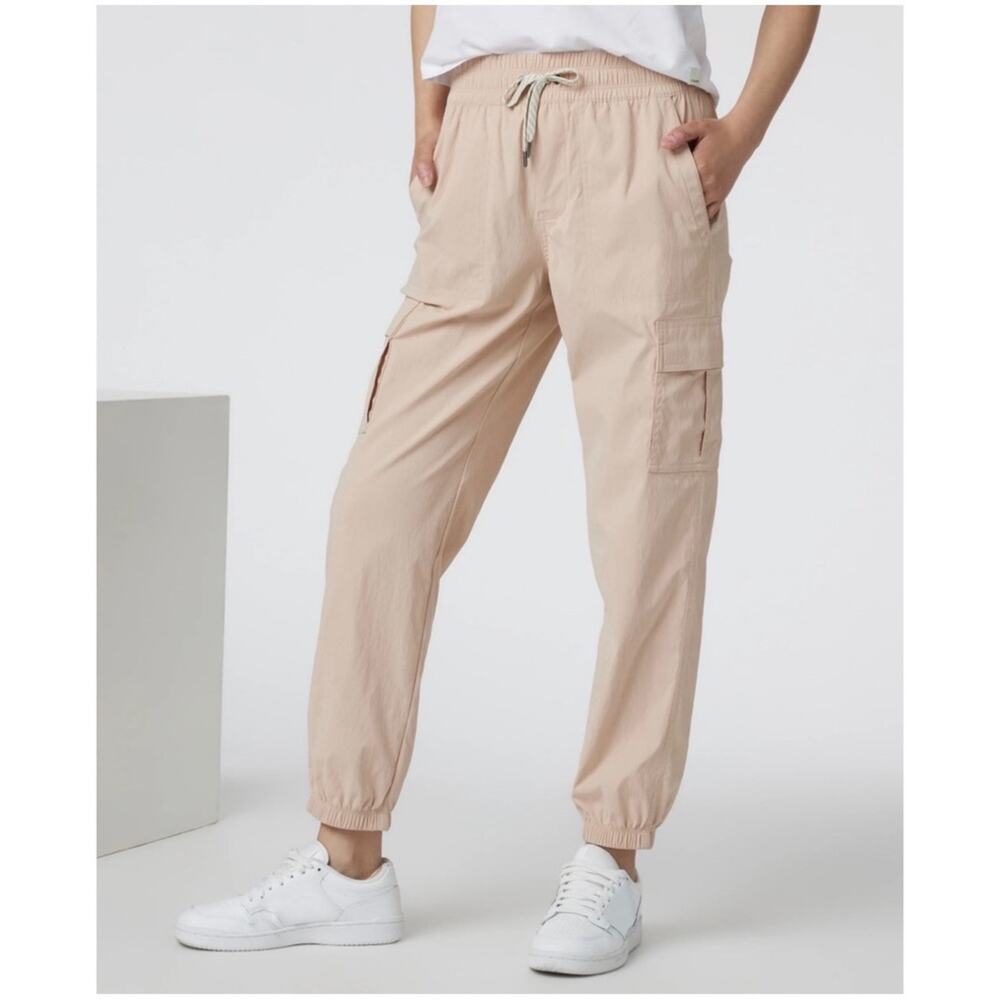 Vuori Women’s Sz L NWT Pink Scout Joggers Pants High Rise Ankle Stretch